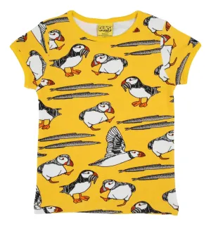 DUNS Puffin - Lemon Chrome -  Short Sleeve Top - Size 110 | 4-5y ****LAST ONE****