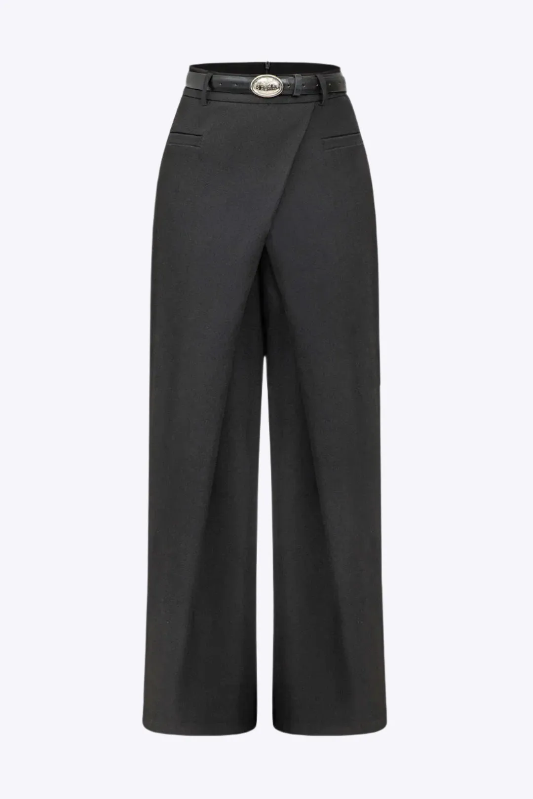 Elysse - Stylish Belted Wrap Woman's Trousers