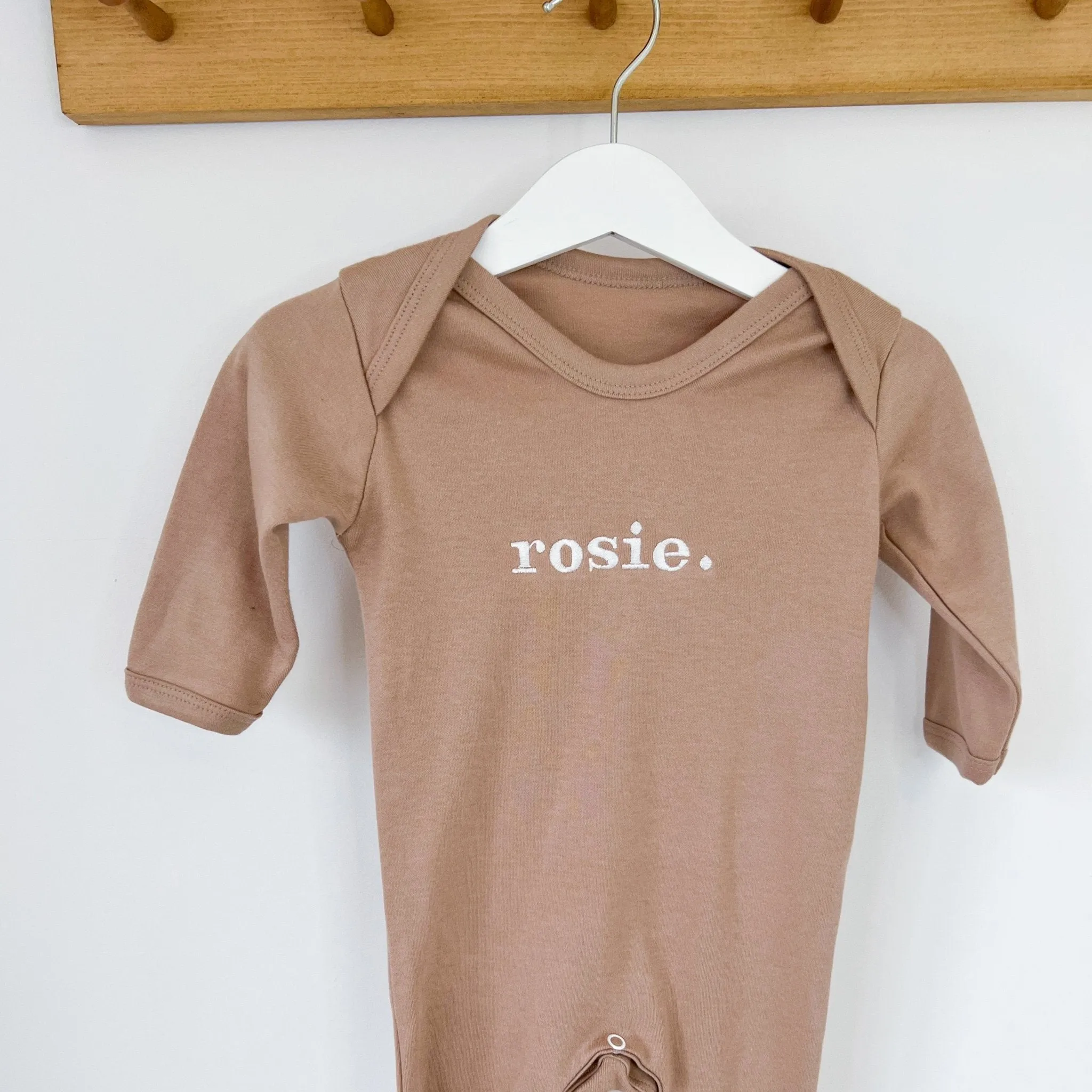 Embroidered Baby Name Rompersuit