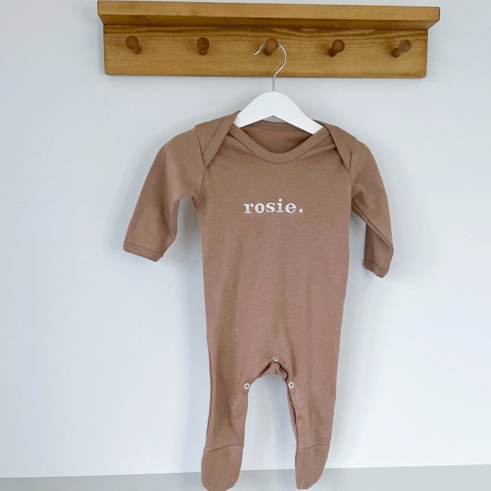 Embroidered Baby Name Rompersuit