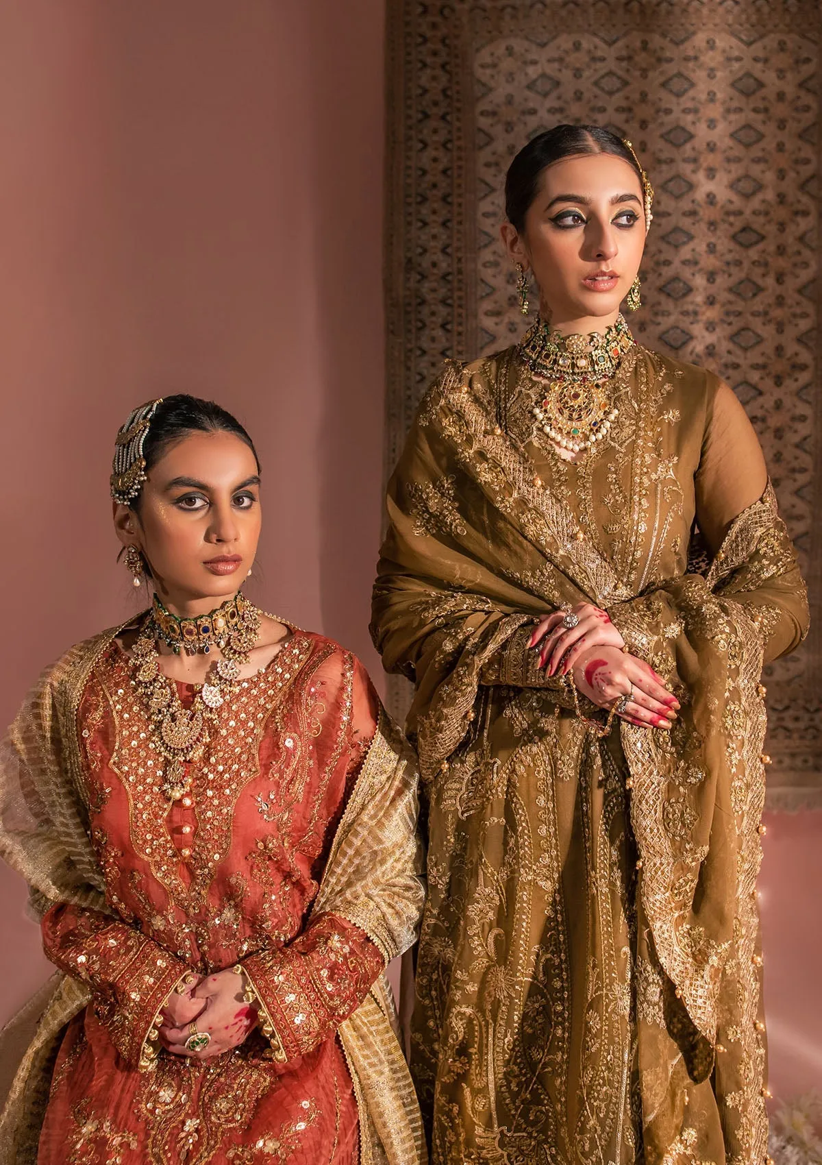 Embroidered Kameez Trouser Pakistani Wedding Dress