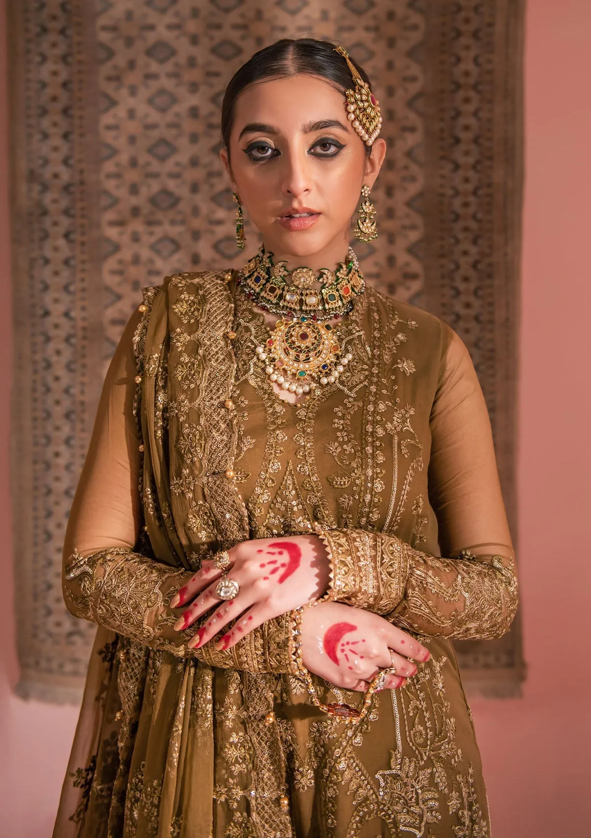 Embroidered Kameez Trouser Pakistani Wedding Dress