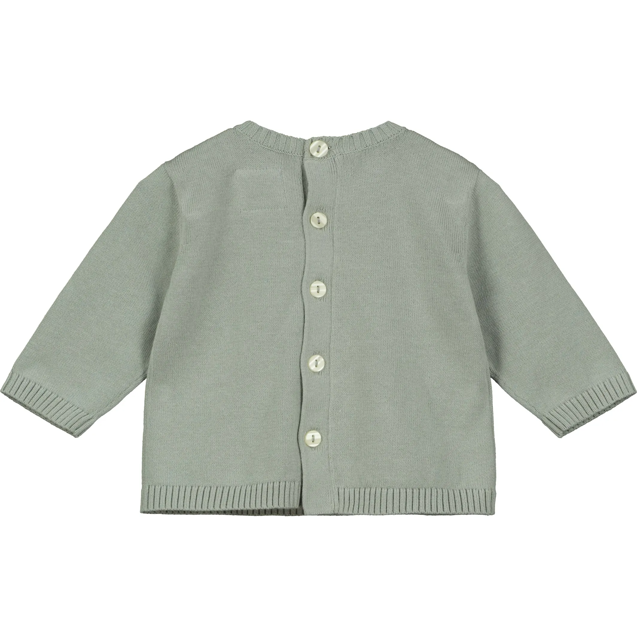 Enzo Grey Knit Teddy Trouser Set with Hat