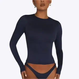 Evelina - Elegant Slim Fit Woman's Long Sleeved Top