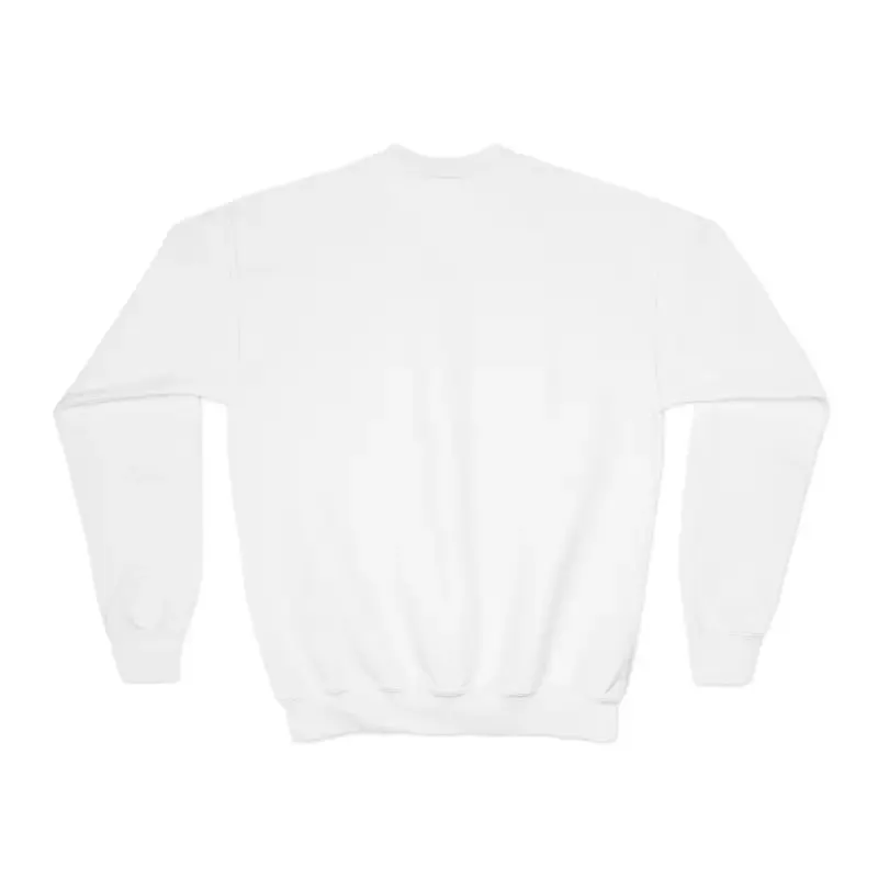 Festive Polar Bear Youth Crewneck Sweatshirt