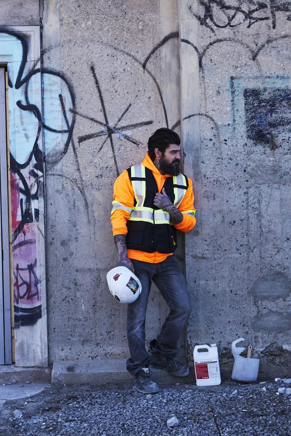 Fire Resistant (FR) Cotton Duck Hi Vis Safety Vest
