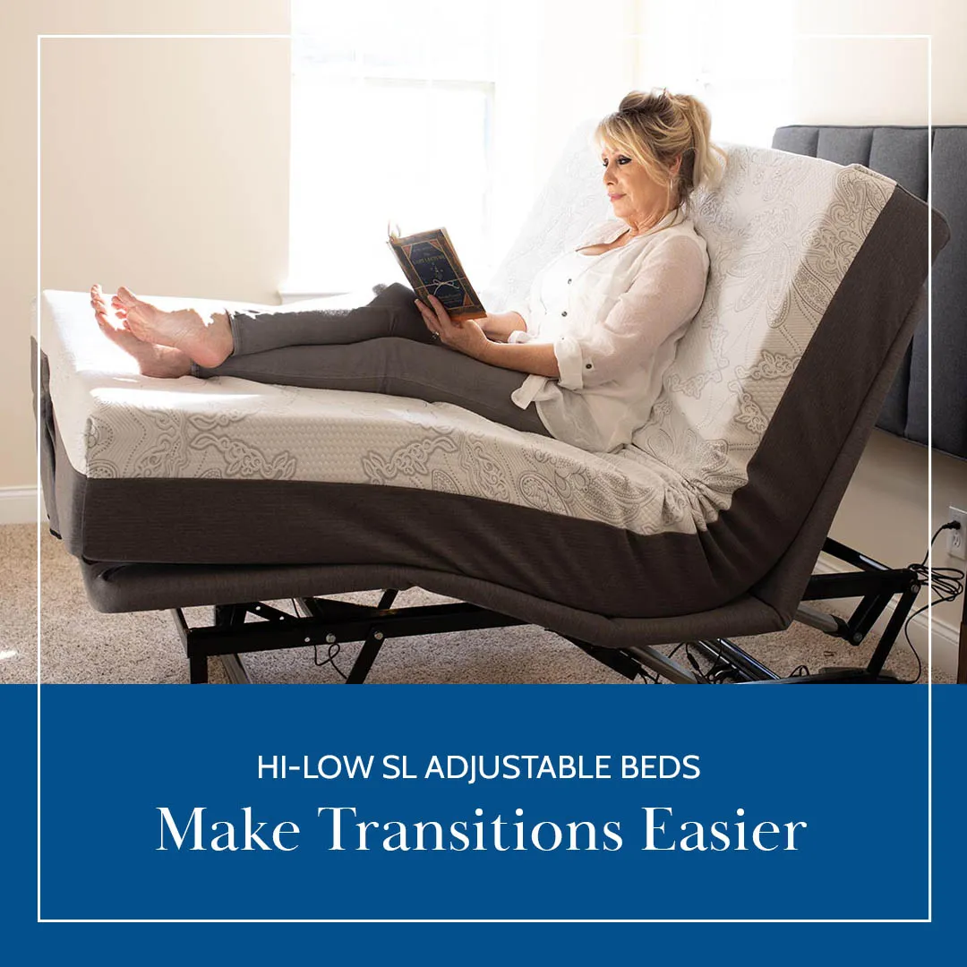 Flexabed Hi-Low SL Adjustable Bed - Luxury Alternative to a Hospital Bed