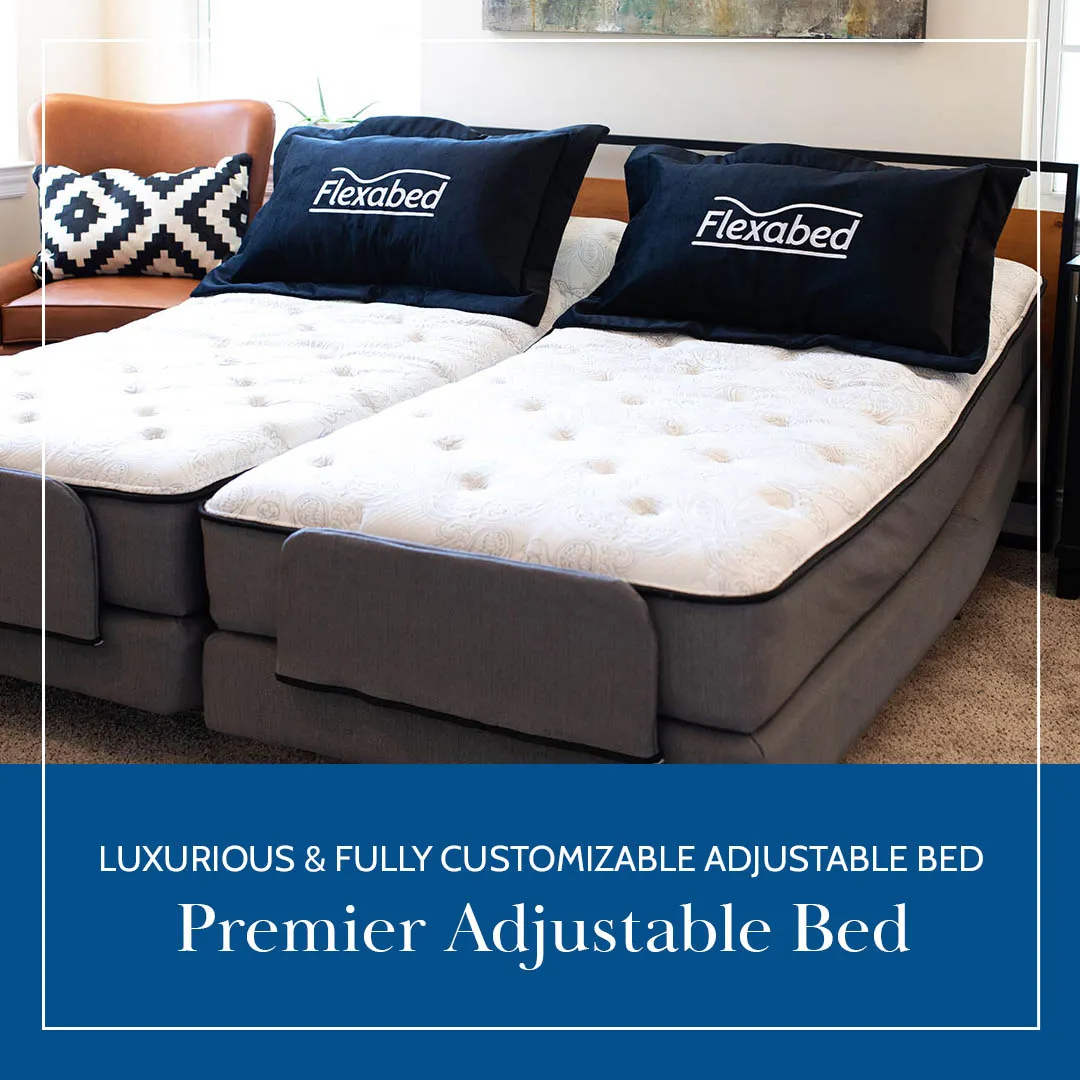 Flexabed Premier Adjustable Full Electric Bed with Massage