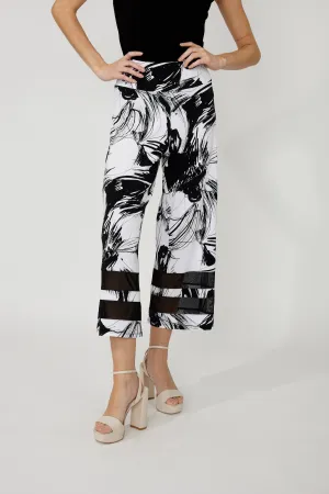 Floral High Waisted Trousers