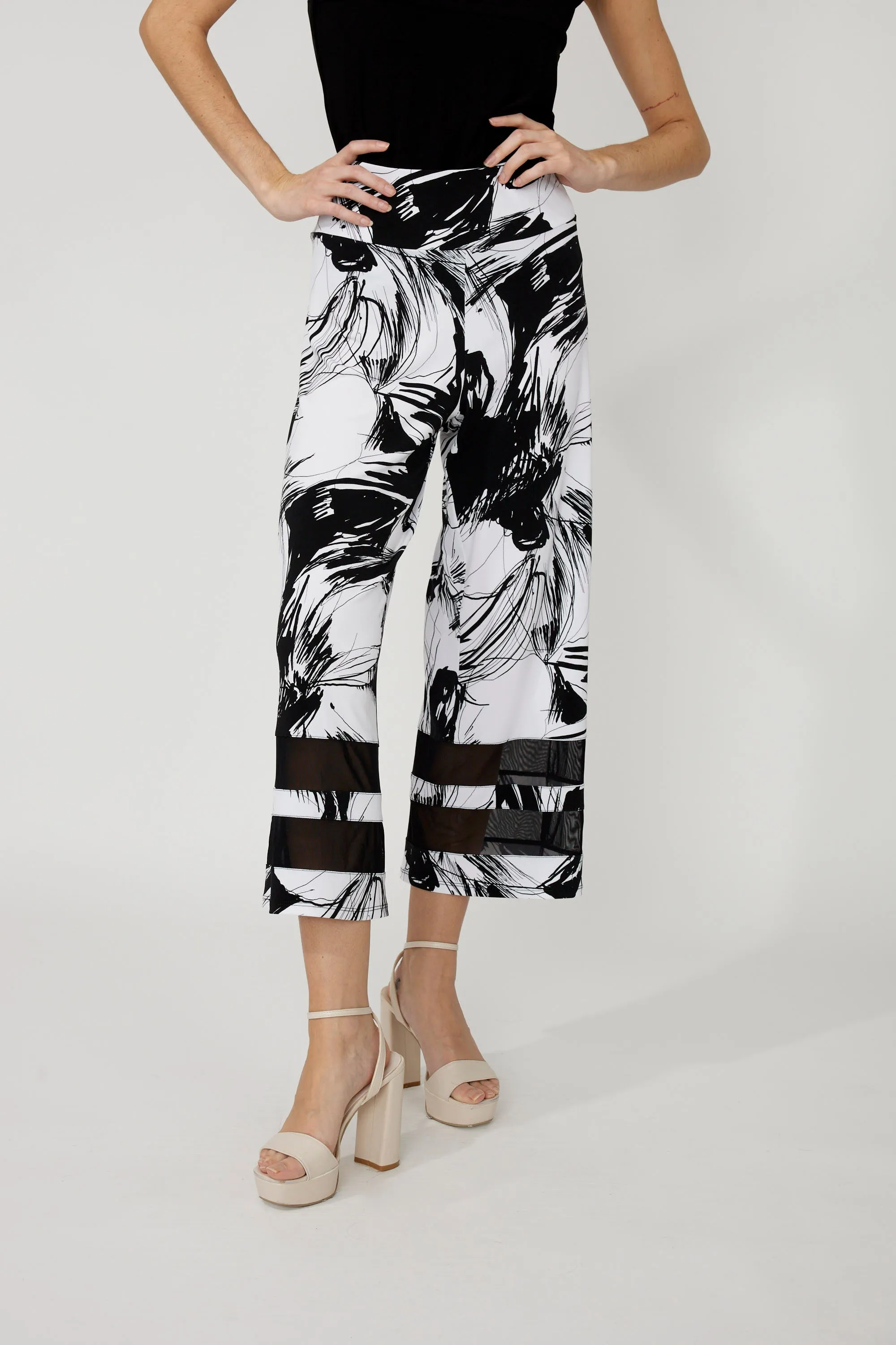 Floral High Waisted Trousers