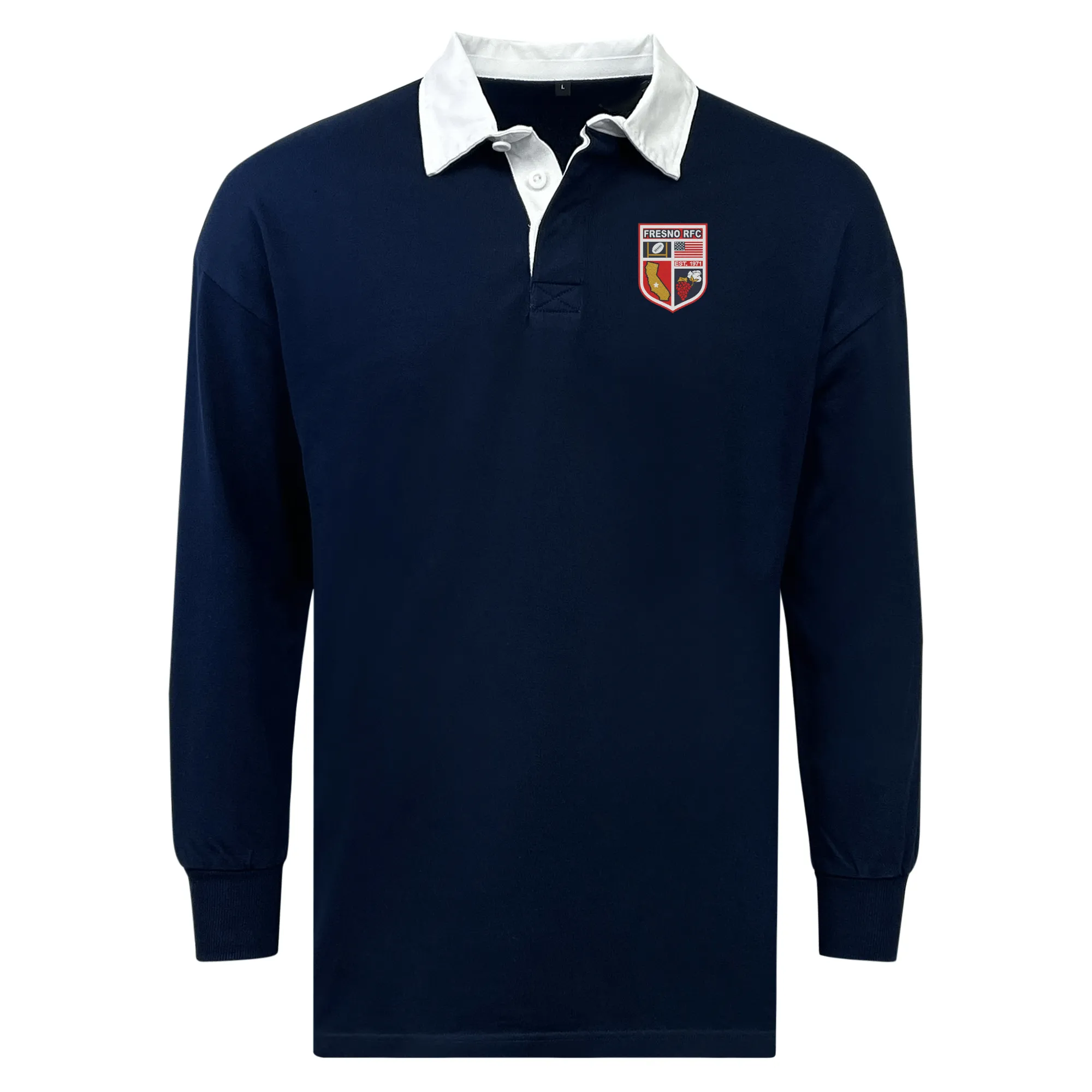 Fresno RFC Classic Long Sleeve Solid Rugby Jersey