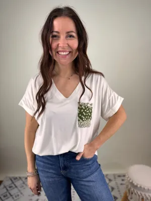Georgia Greenery Pocket Tee