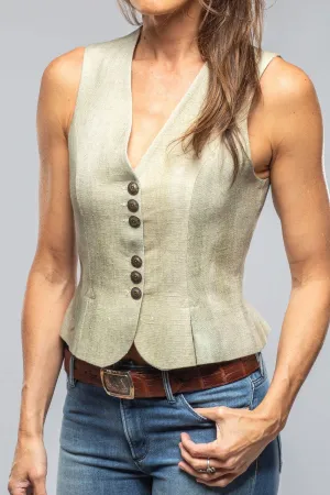 Georgina Linen Vest