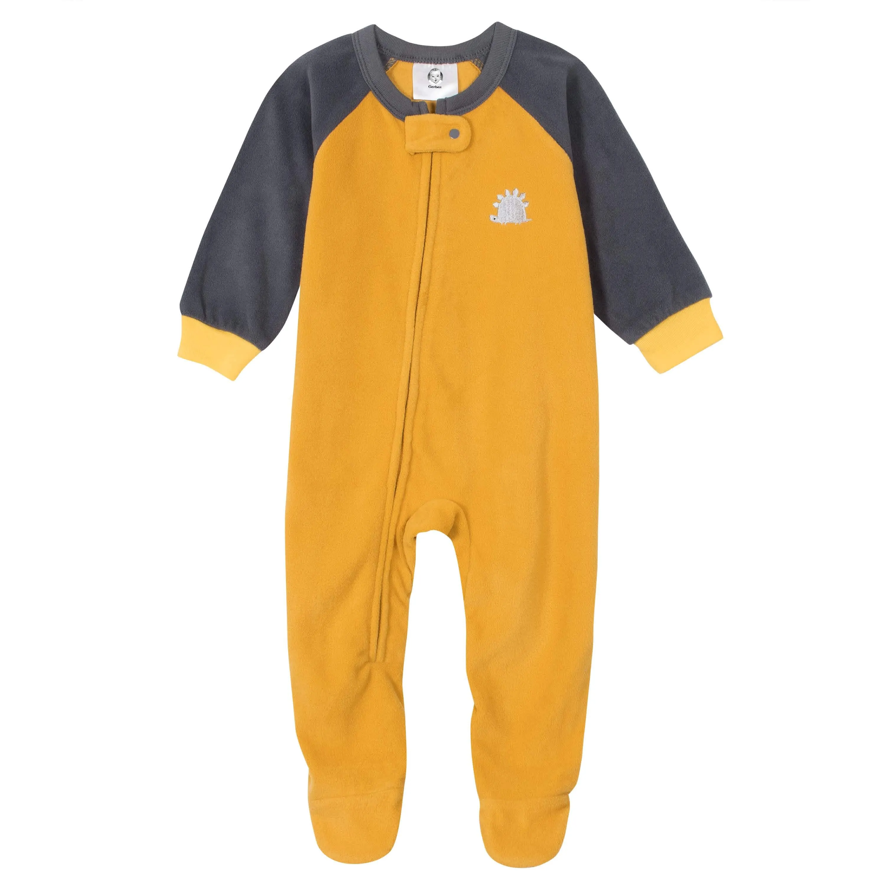 Gerber® 4-Pack Baby Boys Monkeys & Dinos Fleece Pajamas