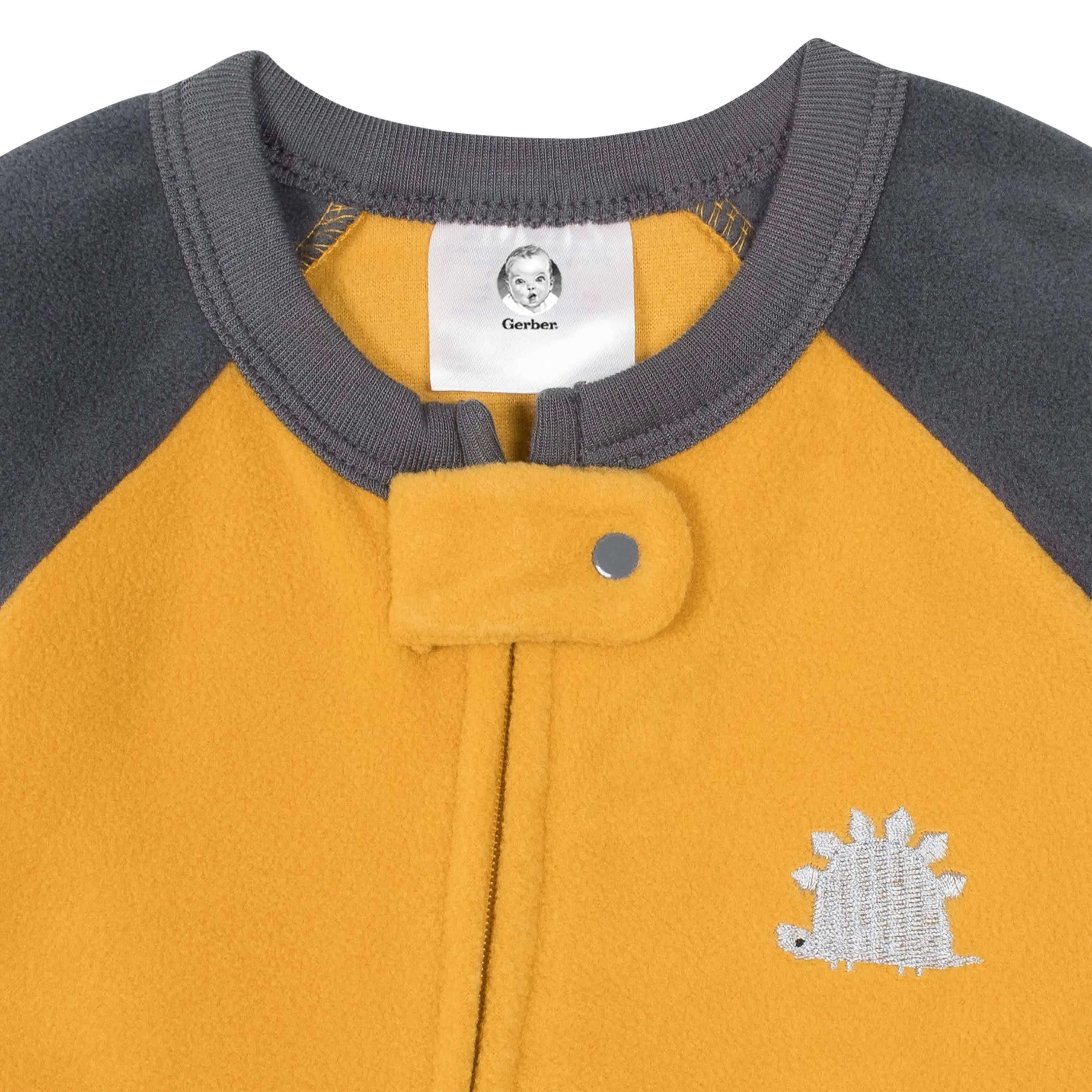 Gerber® 4-Pack Baby Boys Monkeys & Dinos Fleece Pajamas