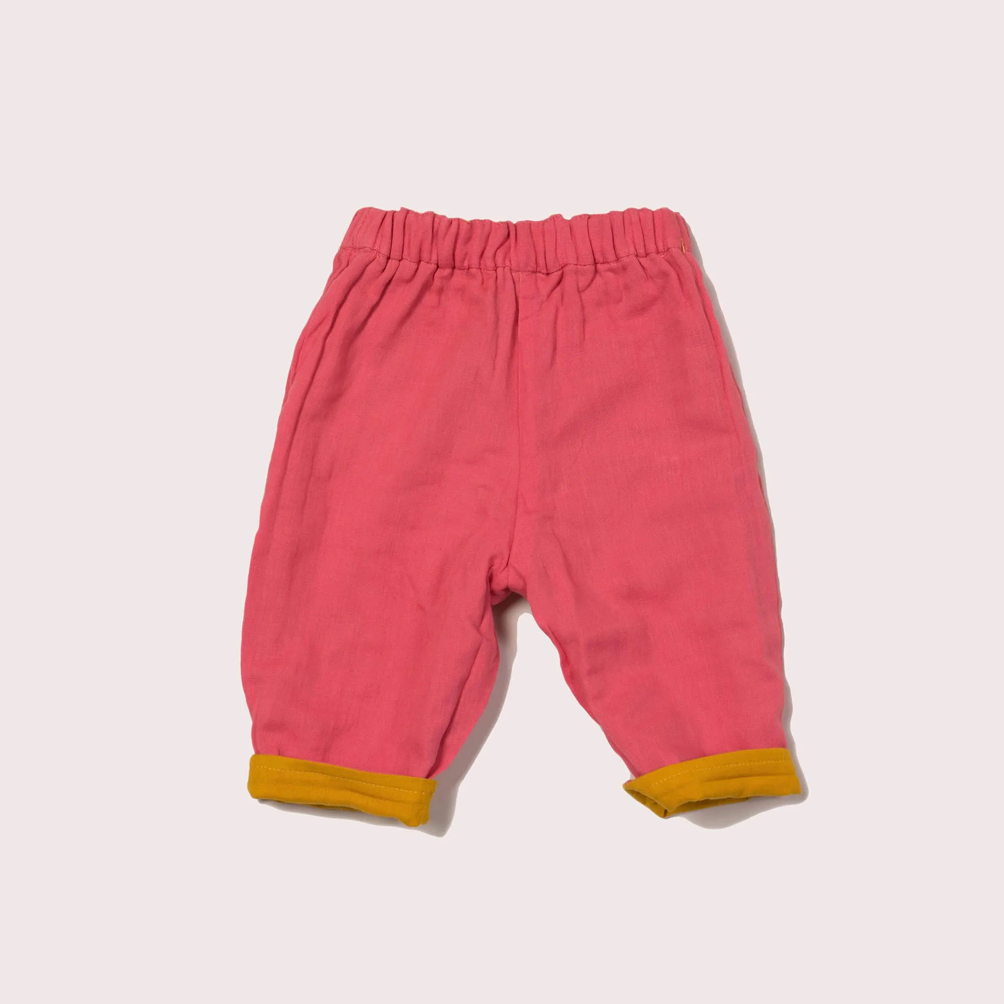 Gold & Pink Day After Day Reversible Trousers