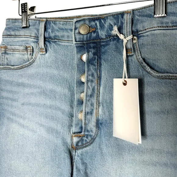 Good American | NWT The Bombshell Shorts in Indigo430 6/28