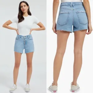 Good American | NWT The Bombshell Shorts in Indigo430 6/28