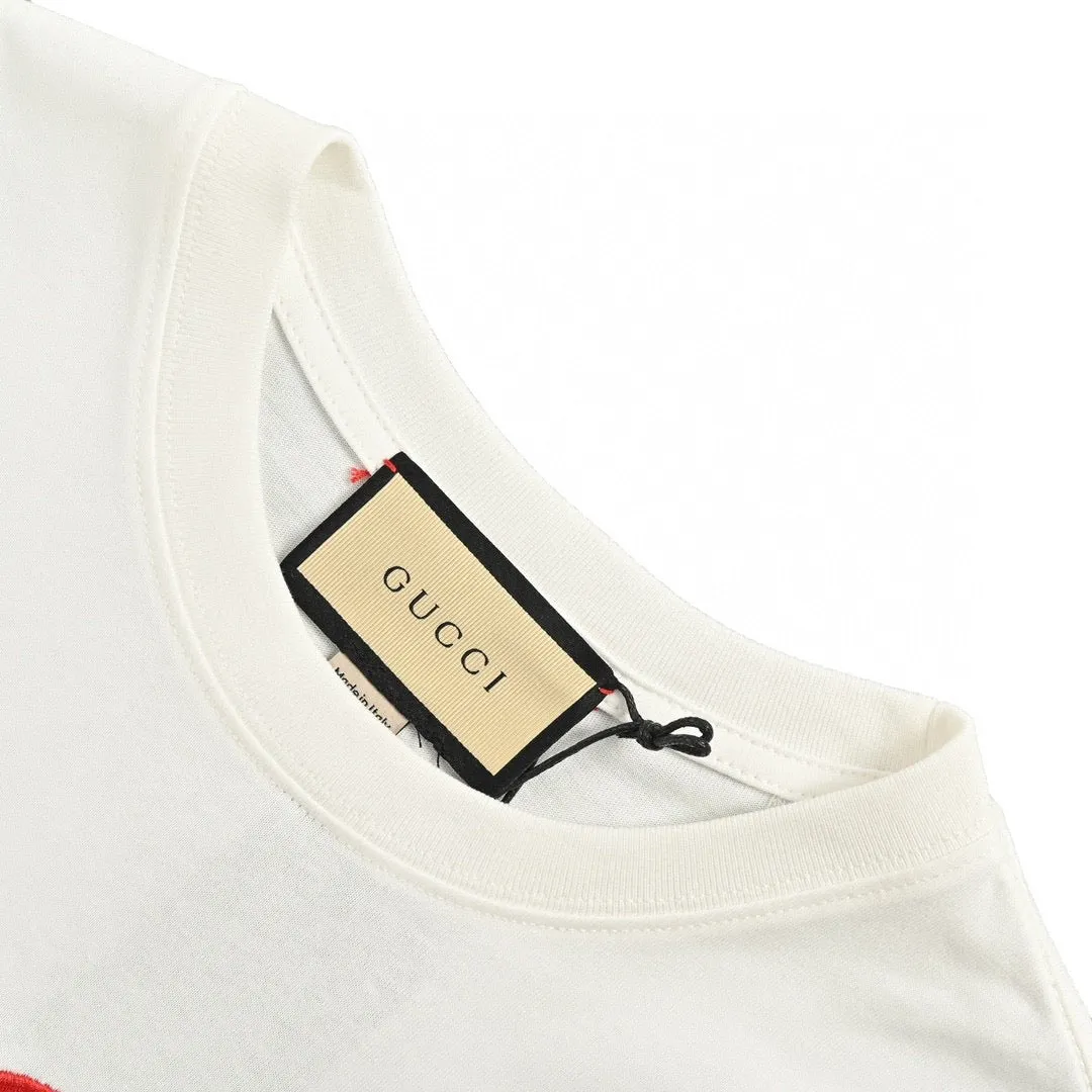 Gucci Cherry Graphic T-Shirt (White)