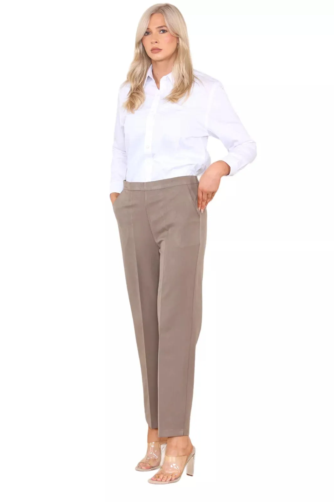 Half Elasticated Pocket Trouser