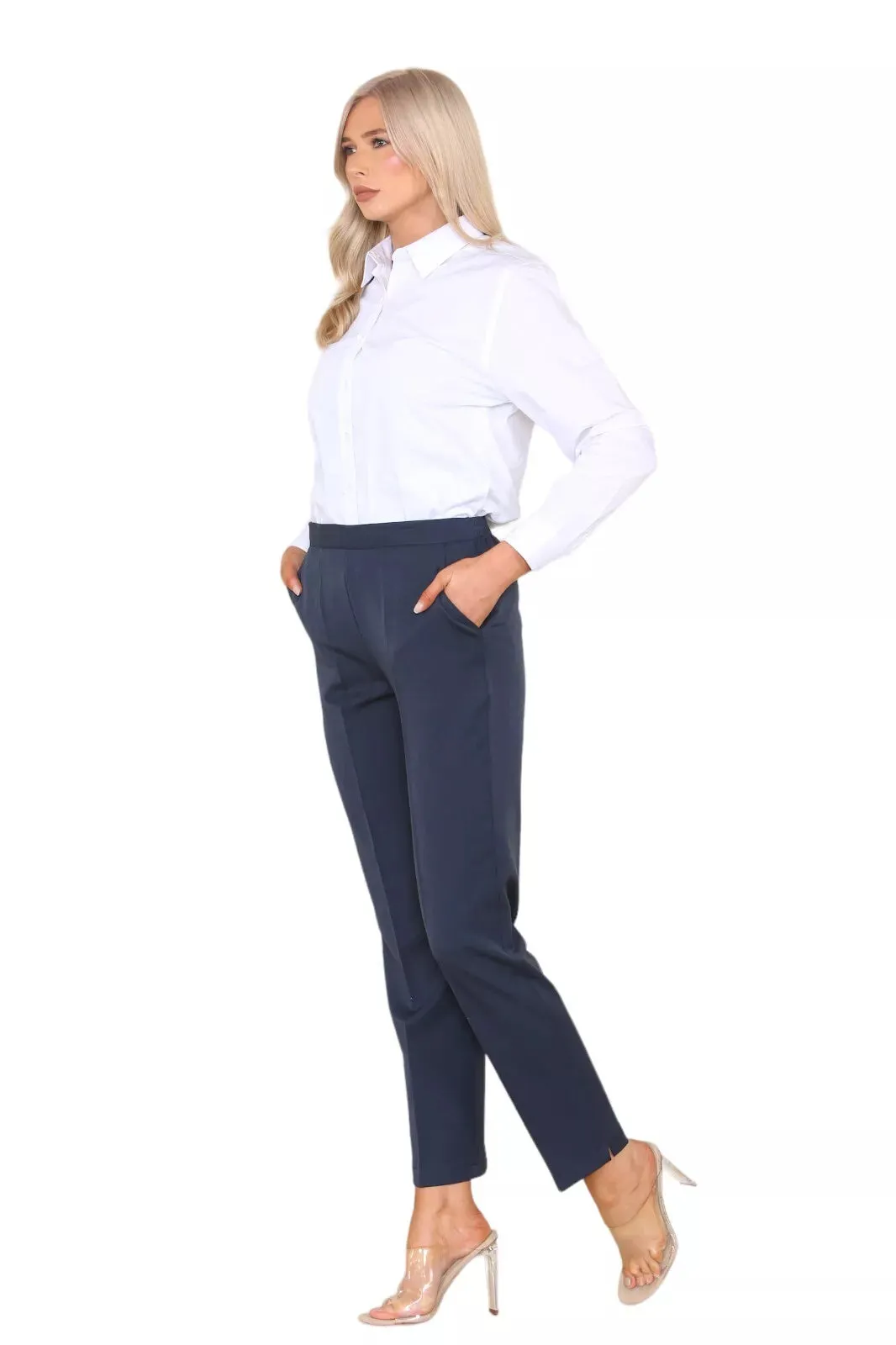 Half Elasticated Pocket Trouser