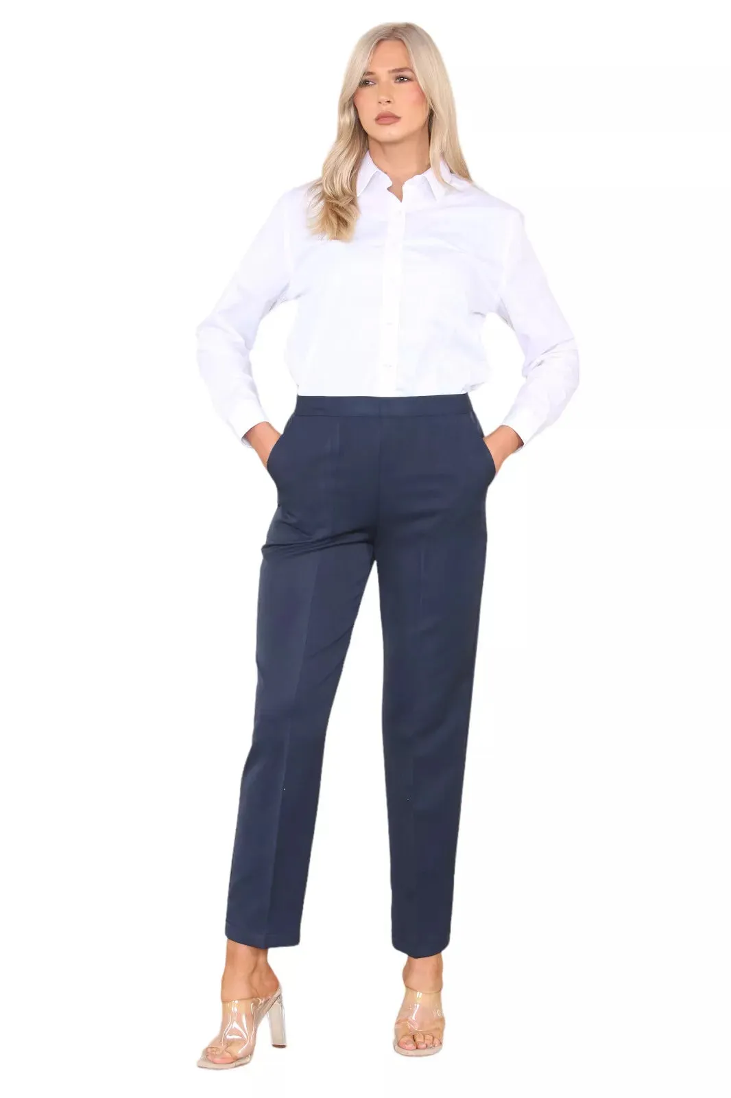 Half Elasticated Pocket Trouser