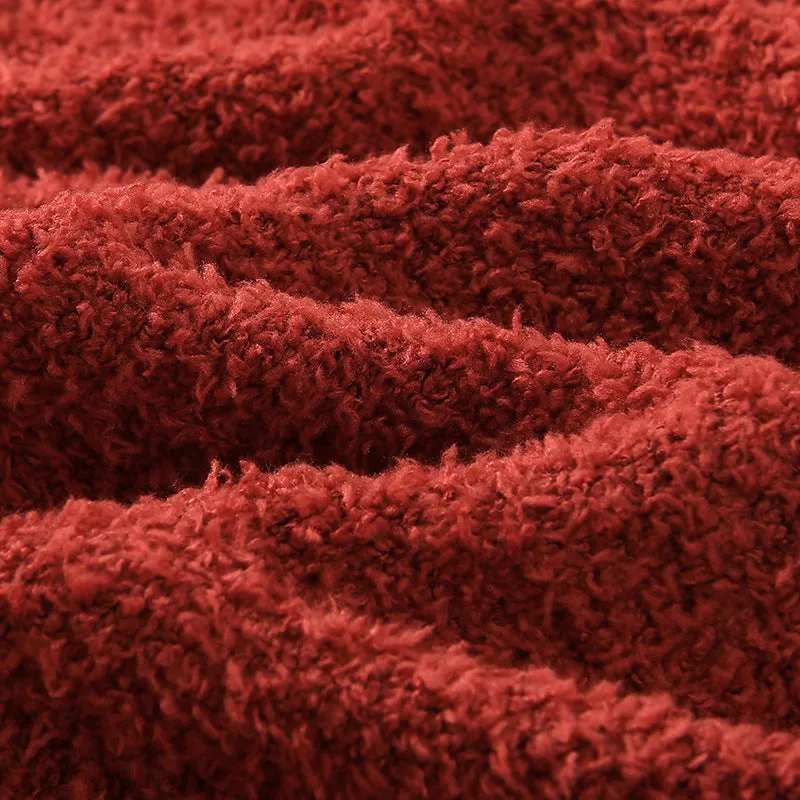 Half Velvet Pajamas For Women Autumn And Winter Soft Cardigan Suit