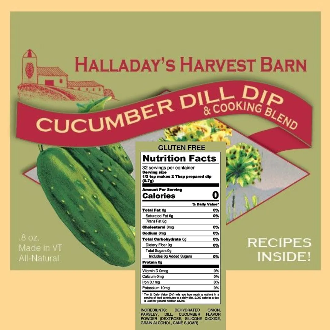 Halladay's Herb Dip and Cooking Blends