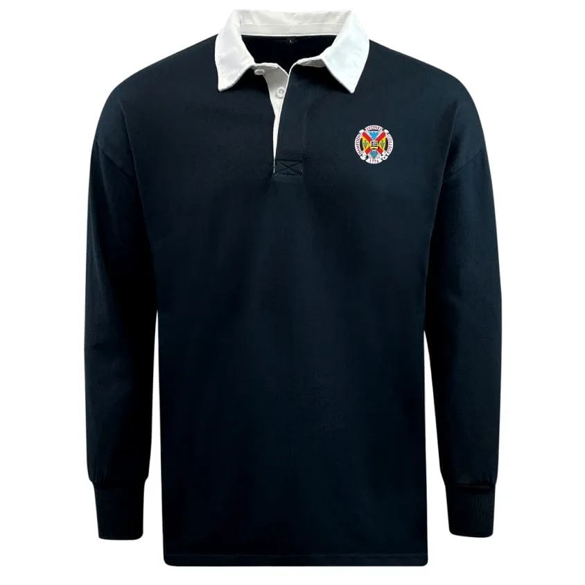 Hampden Sydney College Classic Long Sleeve Solid Rugby Jersey
