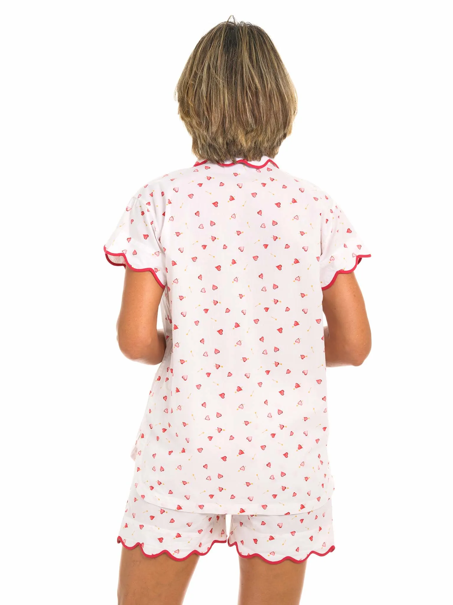 Hearts & Arrows Pajamas with Shorts