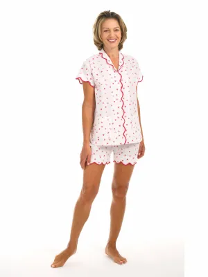 Hearts & Arrows Pajamas with Shorts
