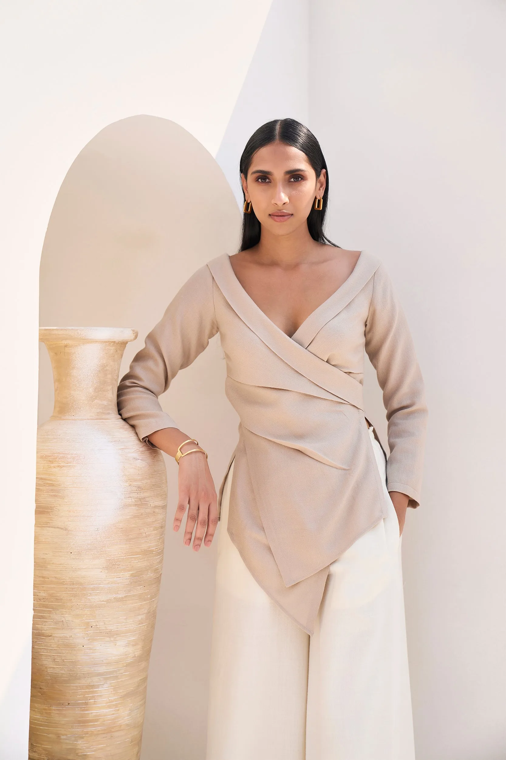 Helsinki Woollen Top (Natural)