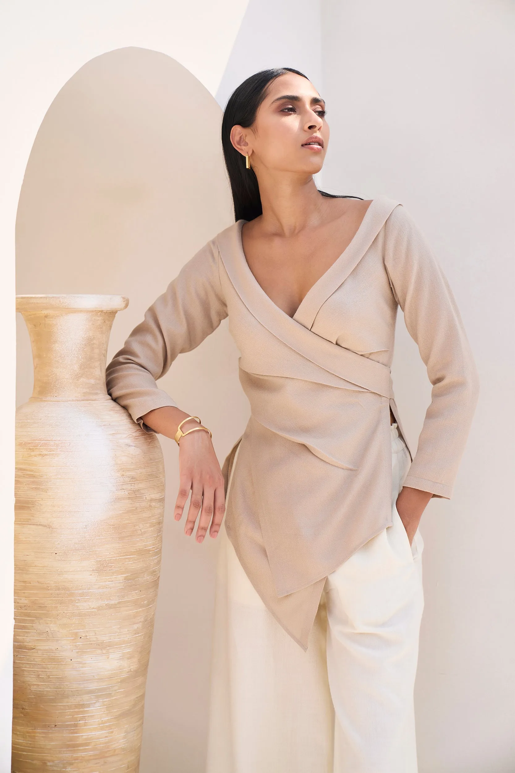 Helsinki Woollen Top (Natural)