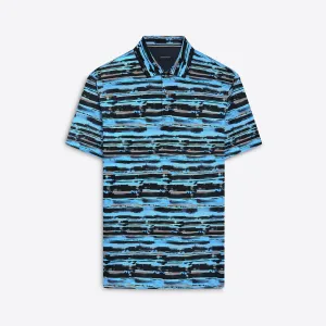 Hendrix Abstract Print Polo