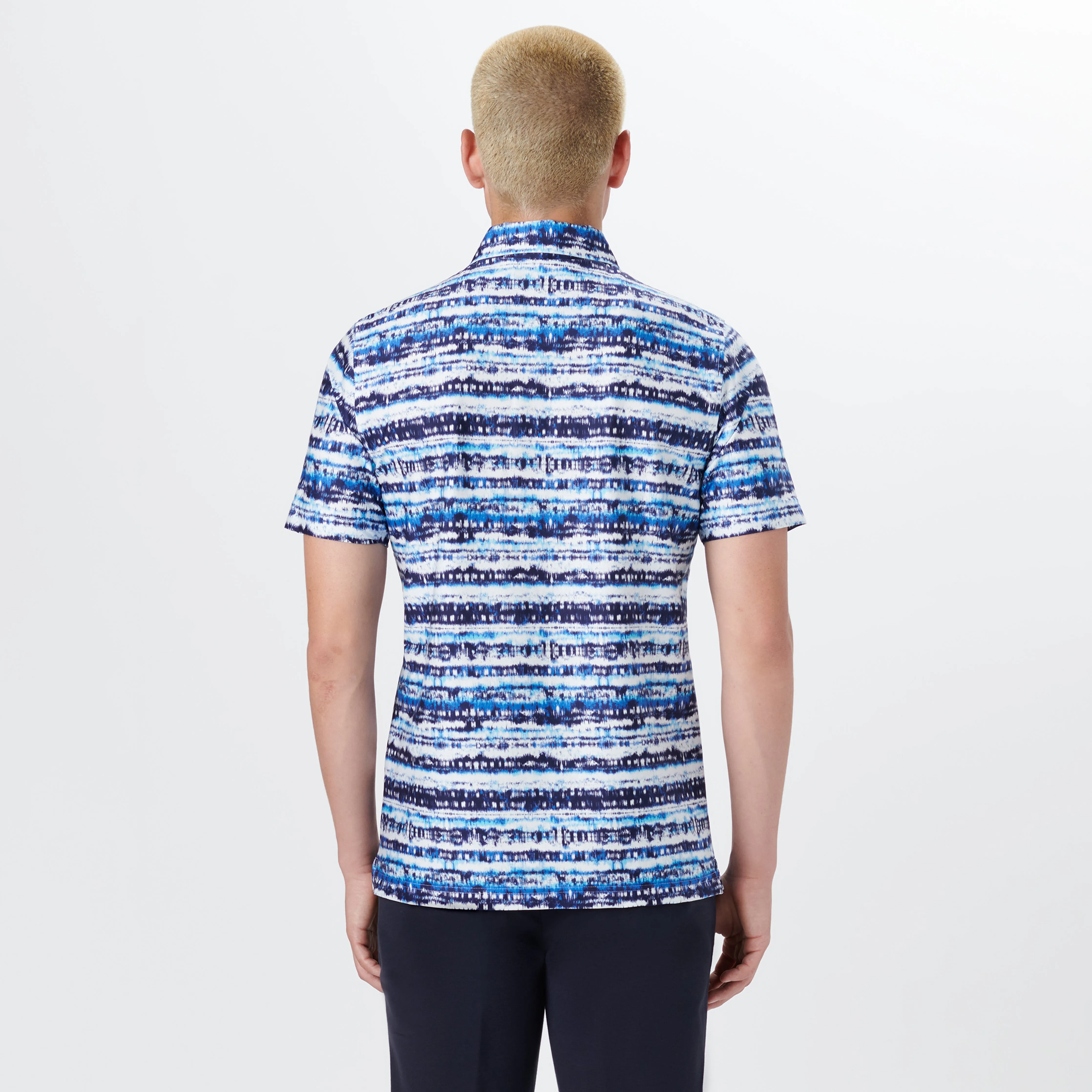 Hendrix Abstract Print Polo