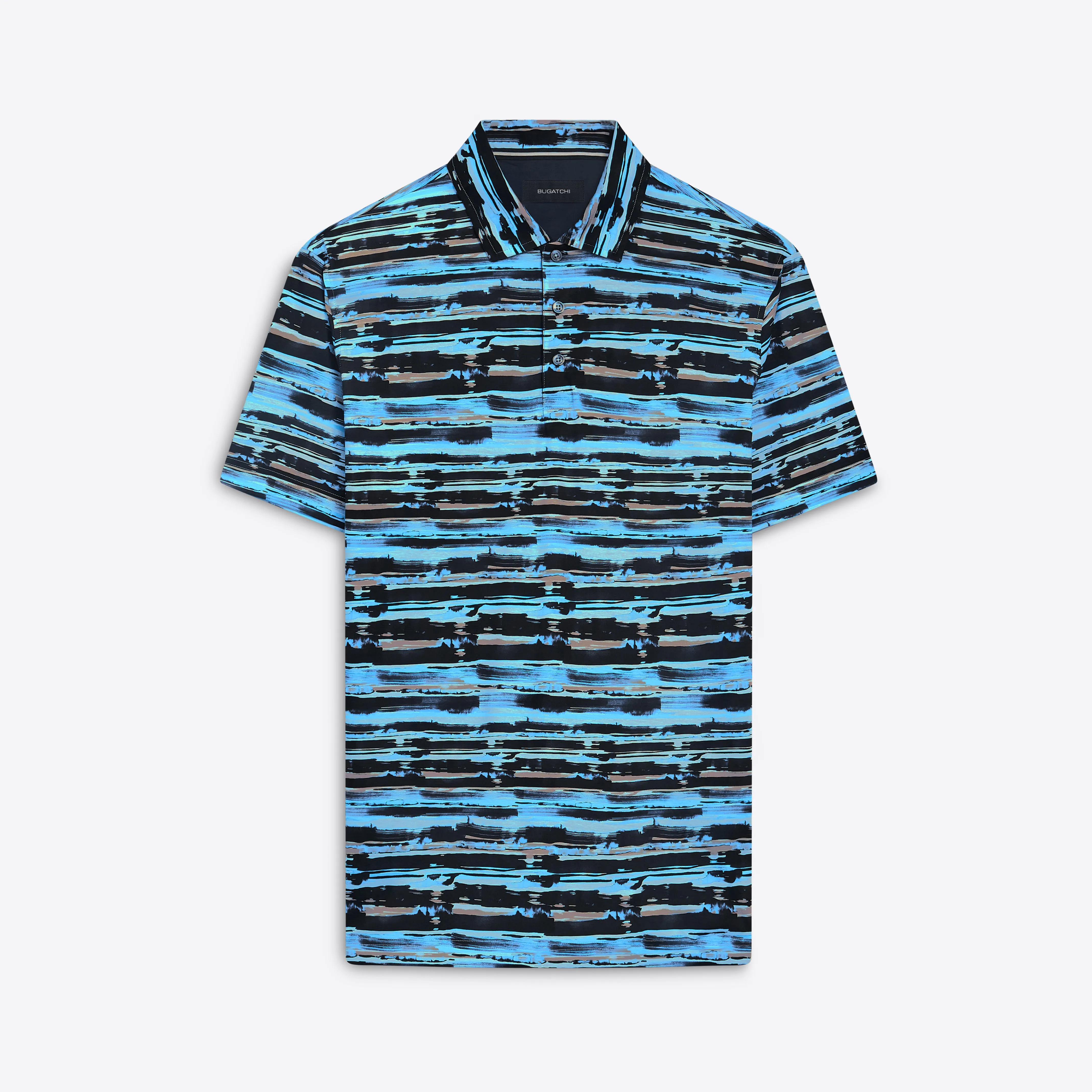 Hendrix Abstract Print Polo