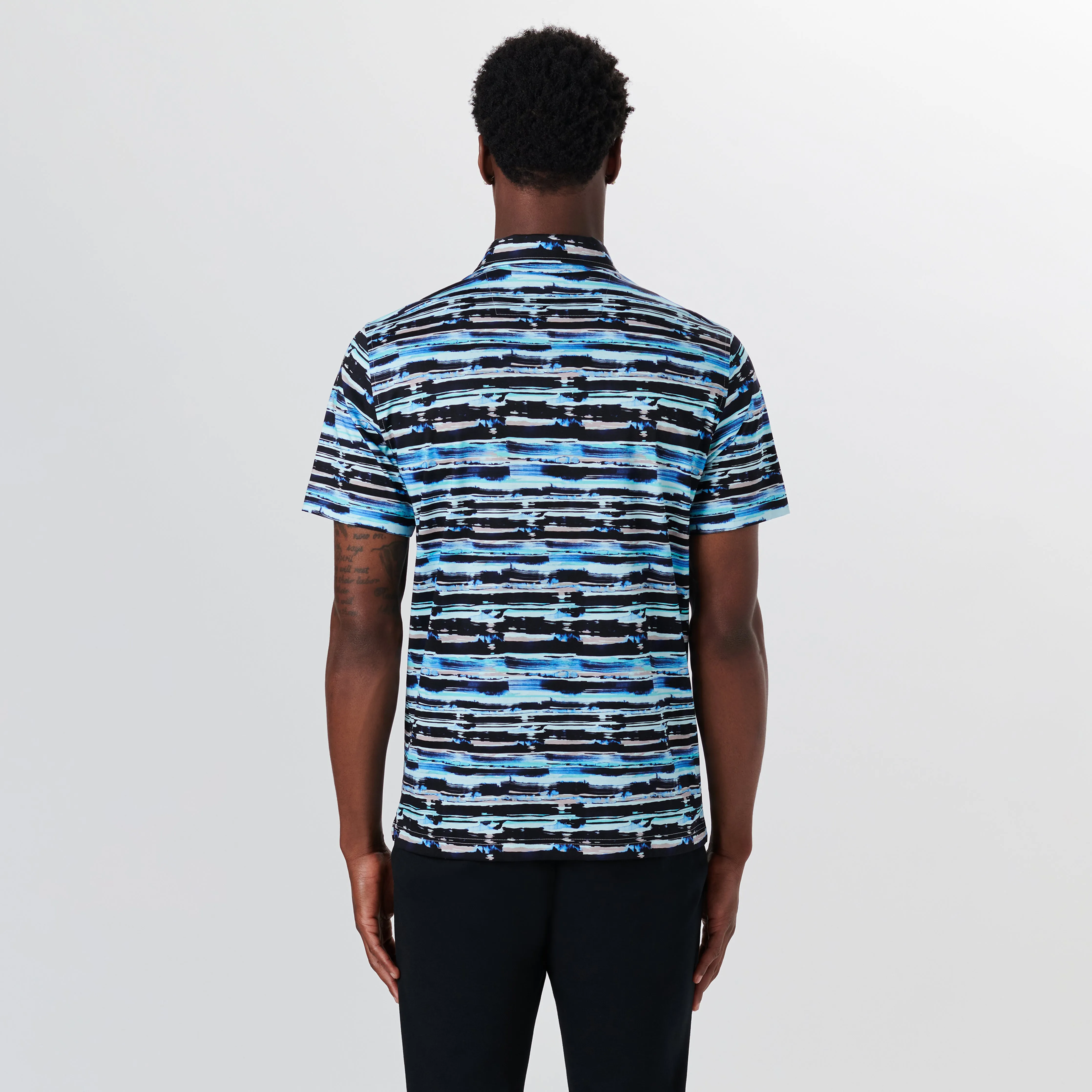 Hendrix Abstract Print Polo