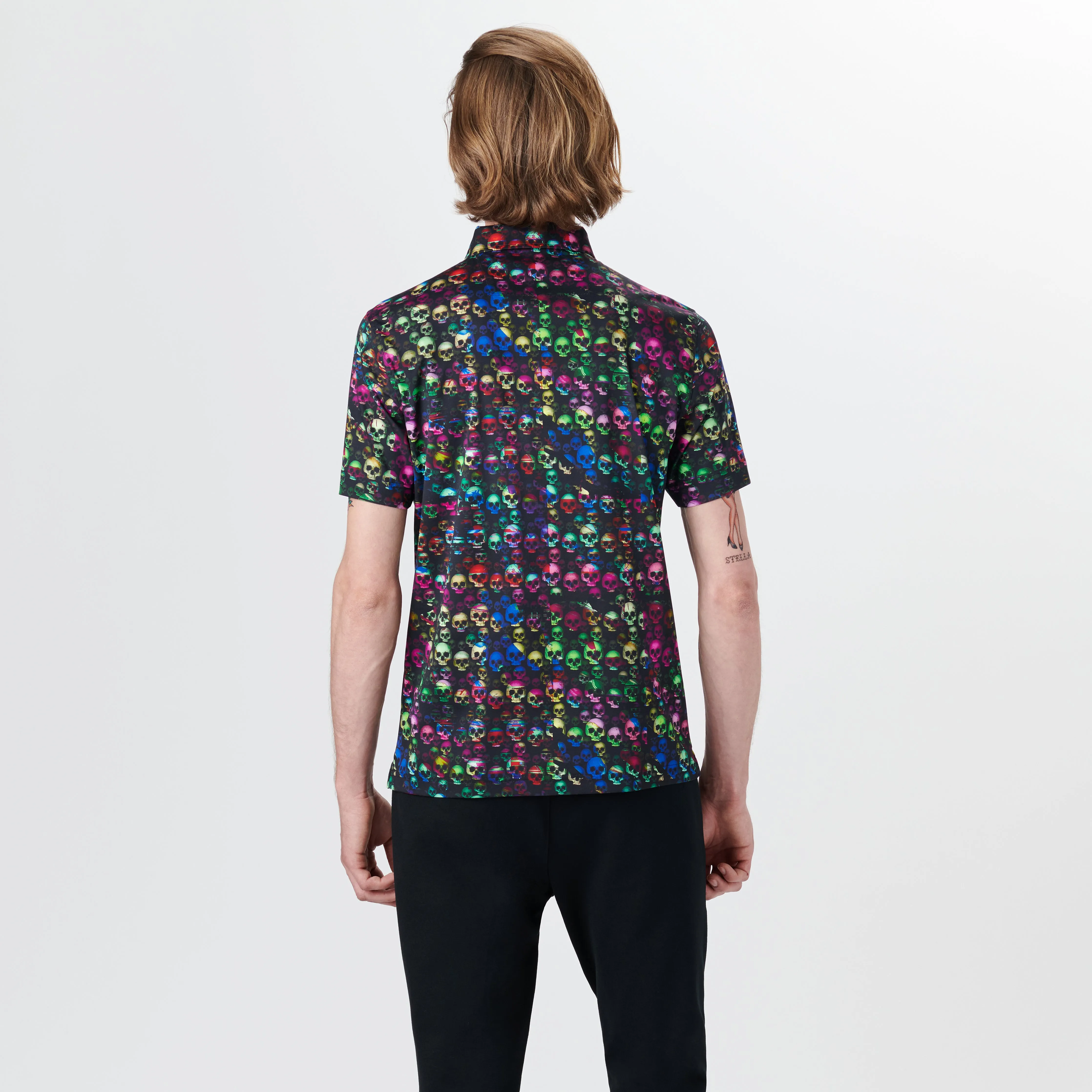 Hendrix Skulls Print Polo