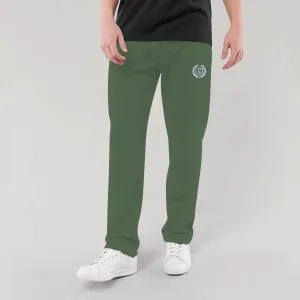HG COMMANDO GREEN SIGNATURE EMB SOFT COTTON TROUSER