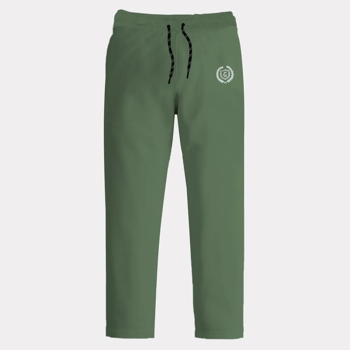 HG COMMANDO GREEN SIGNATURE EMB SOFT COTTON TROUSER