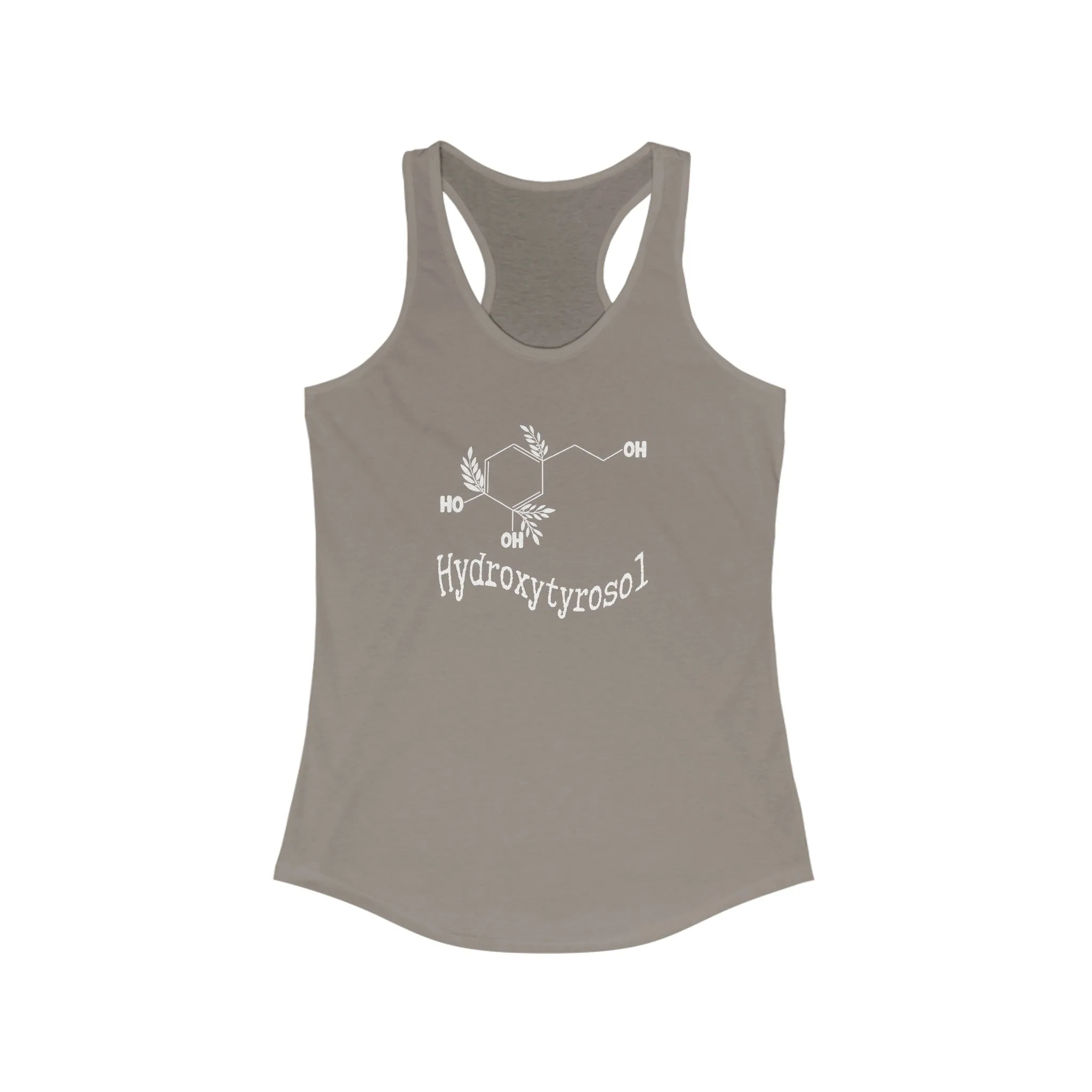 Hydroxytyrosol Olive tree people consultant gift / shirt / Women's Ideal Racerback Tank