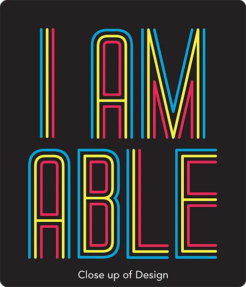 I am Able (Color Block  Men's Joggers)