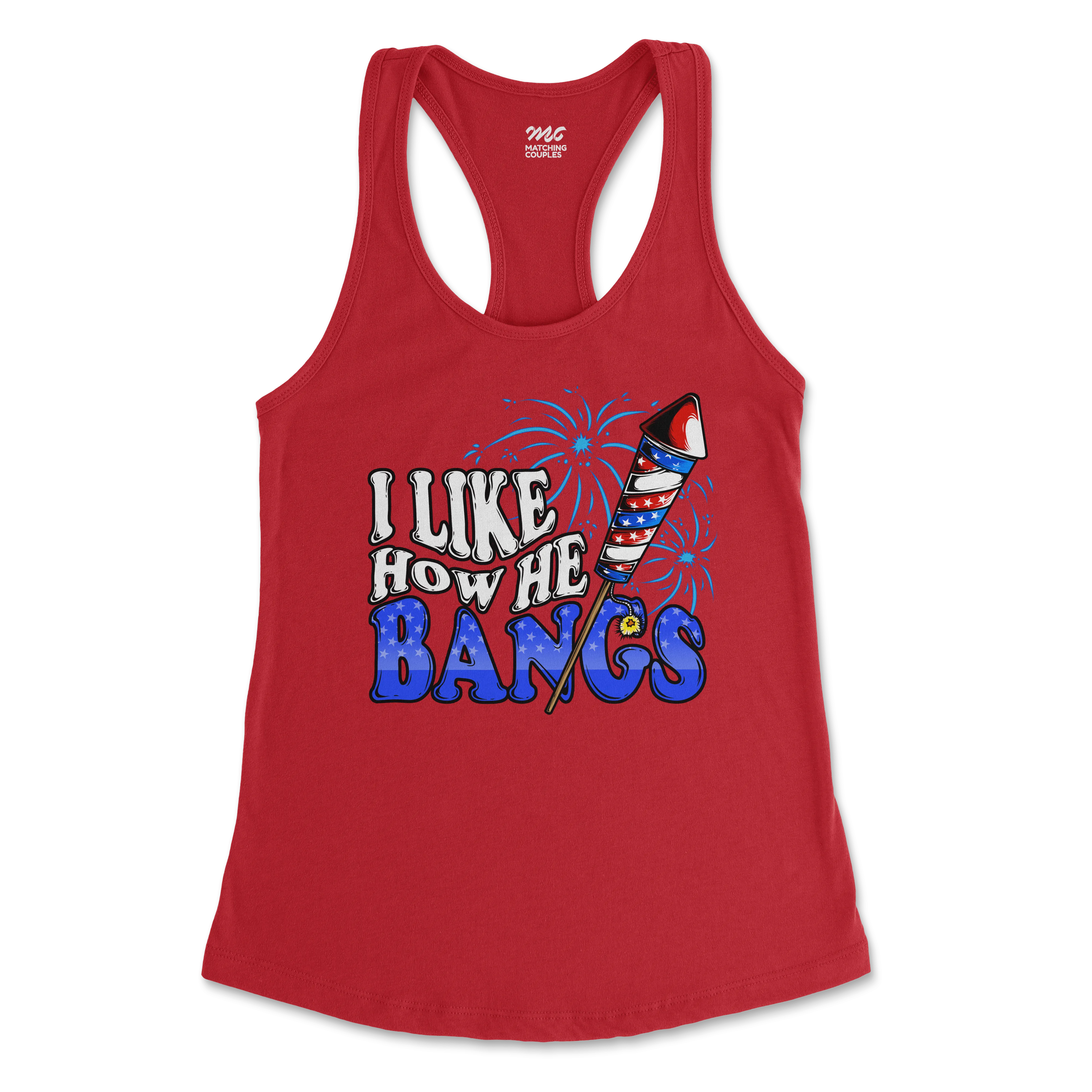 I Like How He Bangs Women's Ideal Racerback Tank SP