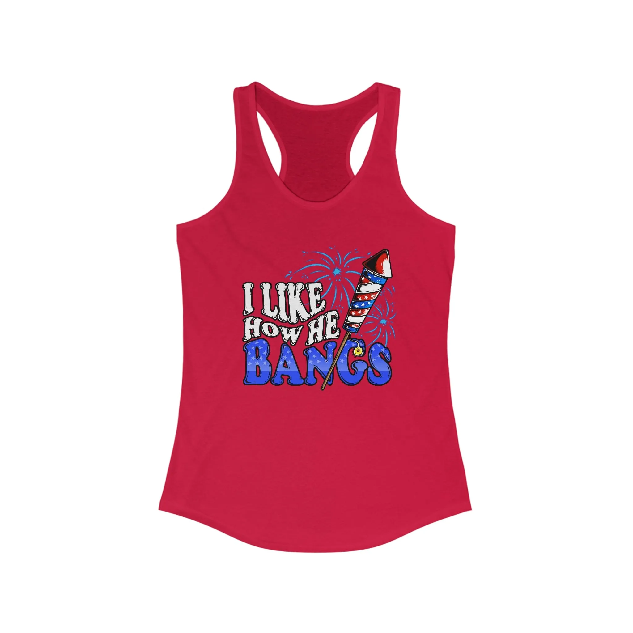 I Like How He Bangs Women's Ideal Racerback Tank SP