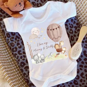I Love My Mummy Baby Vest, Personalised Babygrow, Daddy Babygrow, Newborn Pregnancy Announcement Gift, Going to be a Mummy, New Mum Gift