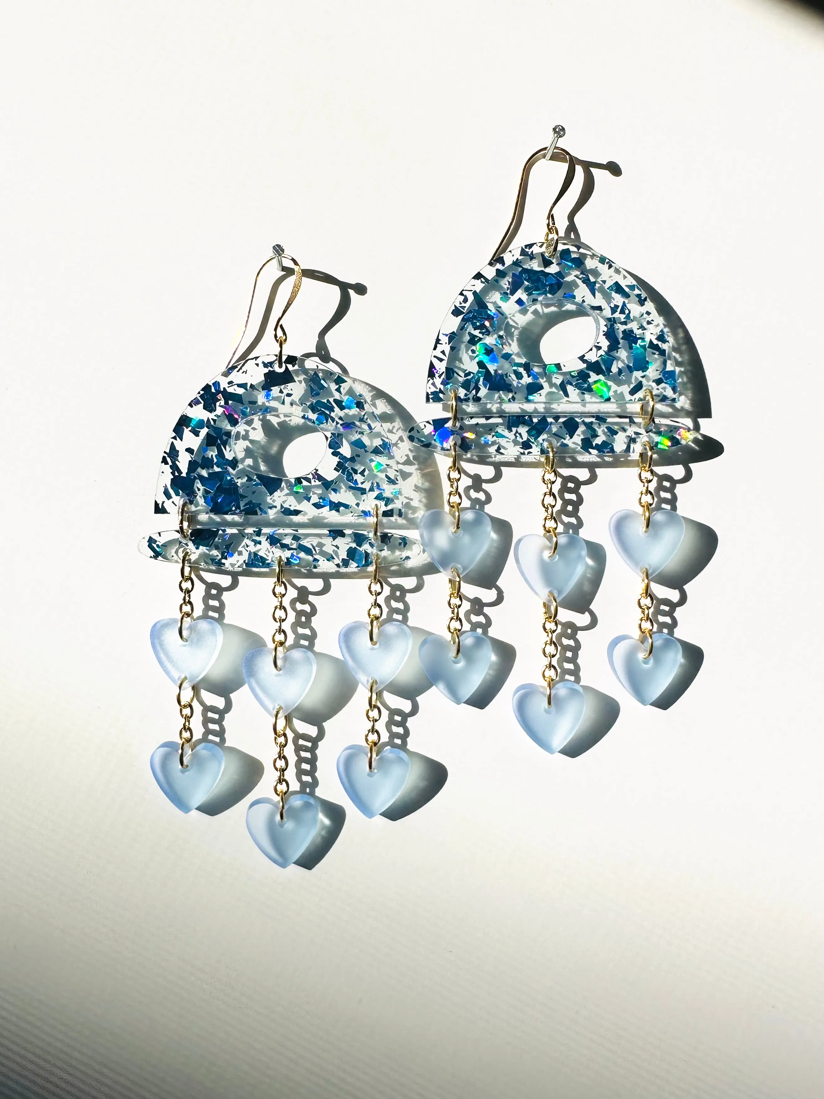 Icee Blue Flake Cleo Hearts - Shop Cholla x Hyde