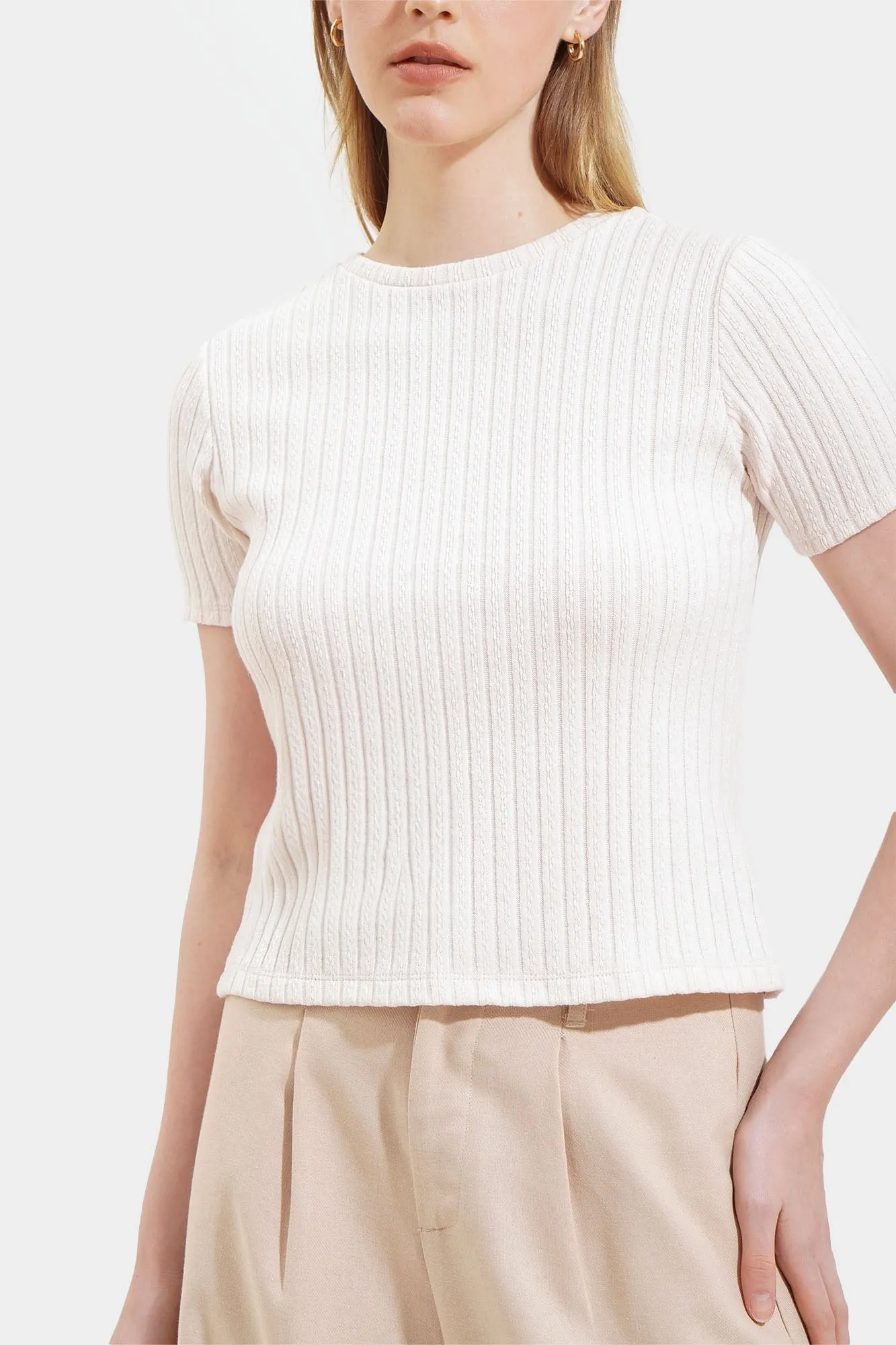 Jacquard Tee
