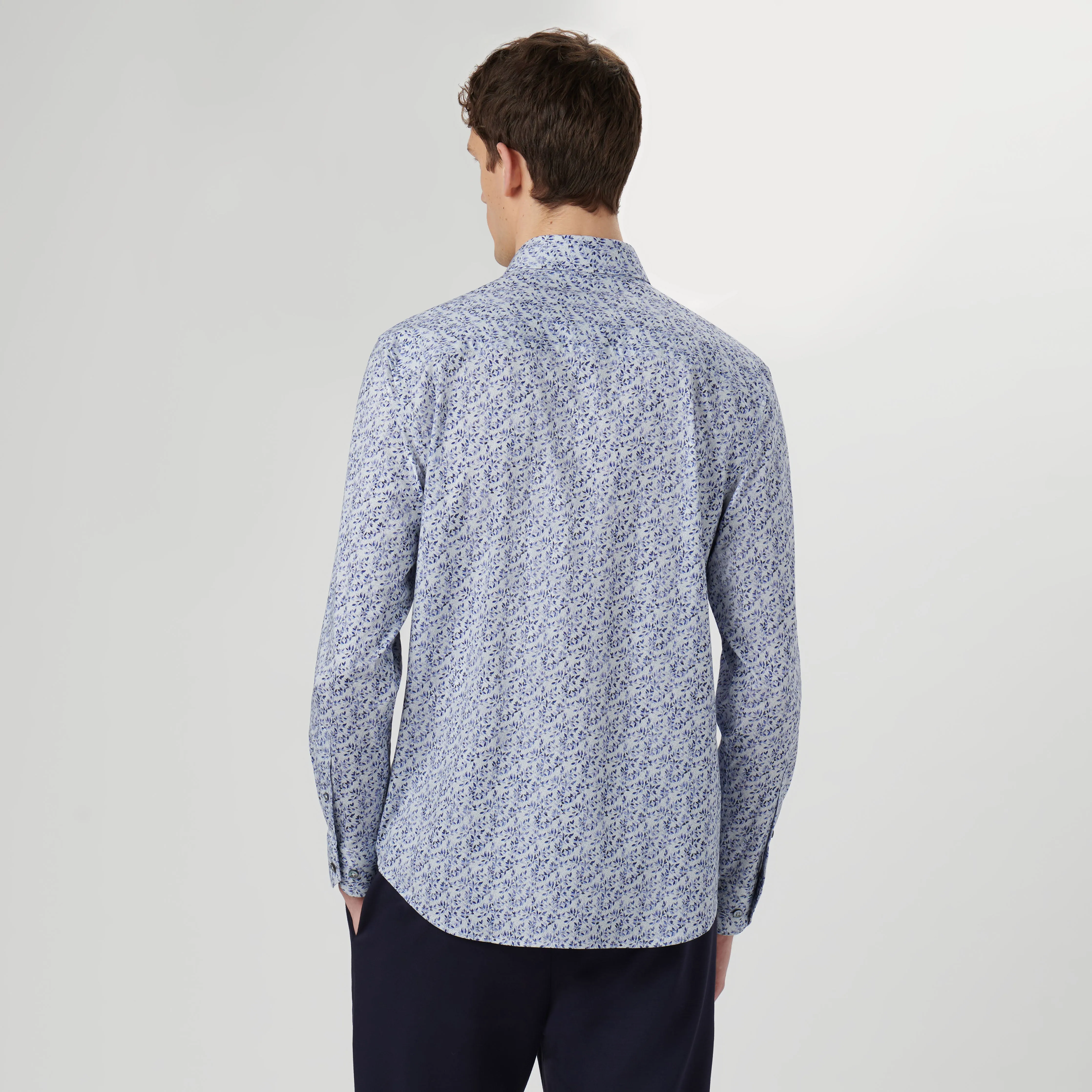 James Leaf Print OoohCotton Shirt