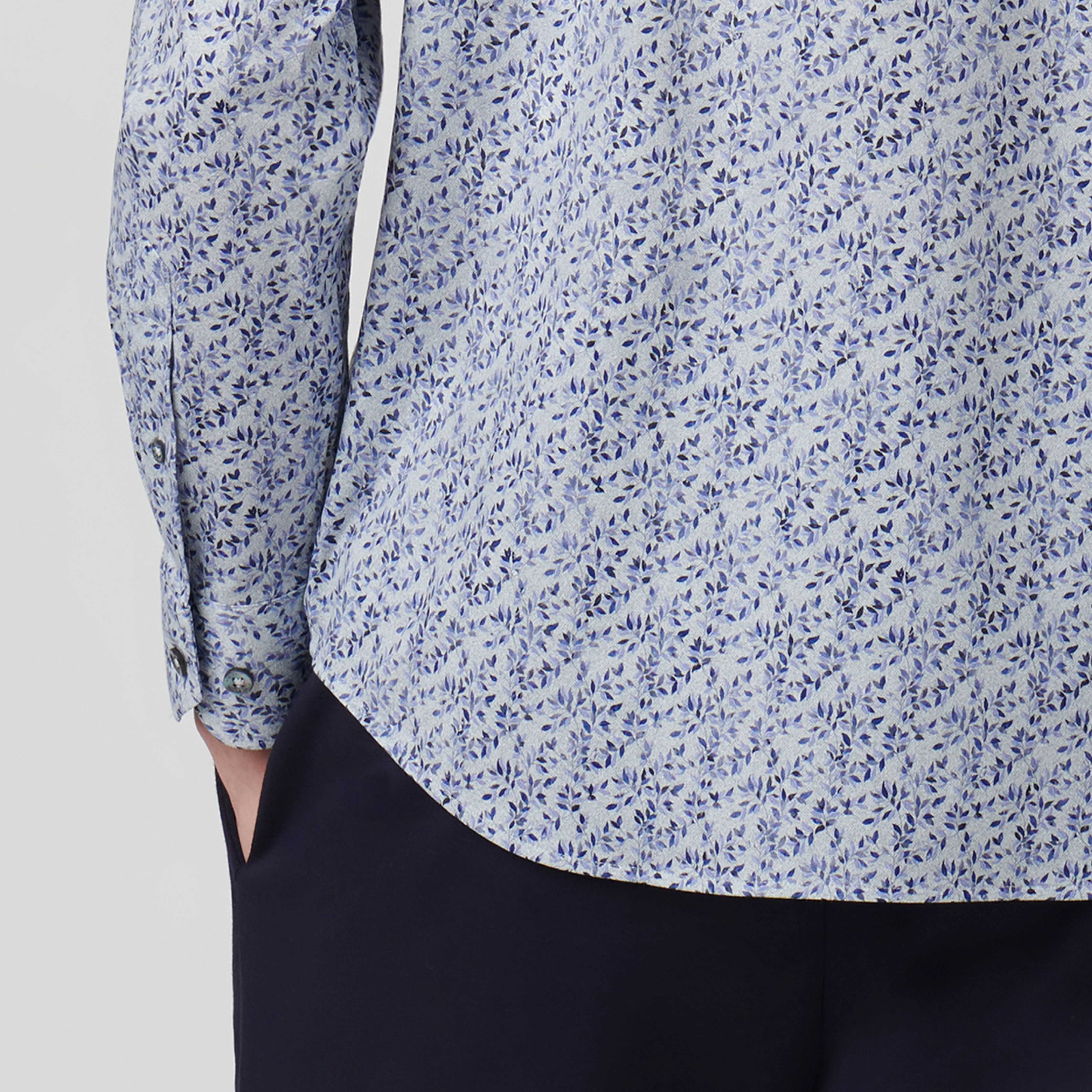 James Leaf Print OoohCotton Shirt