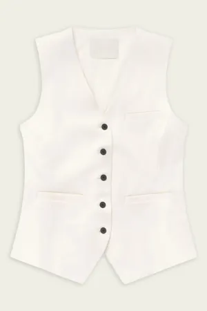 Jasmin Long Vest in Pashmina